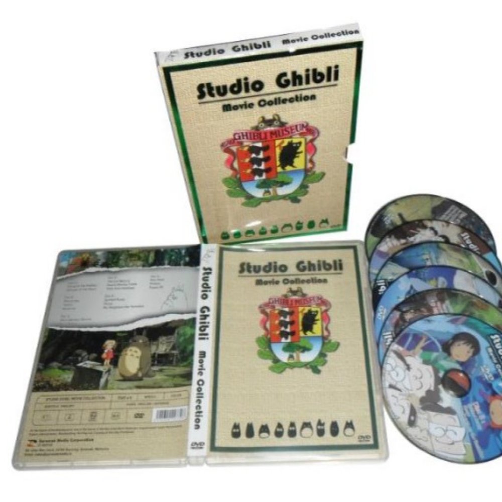 Hayao Miyazaki Studio Ghibli Deluxe 17 Best Movie Collection 6 DVD Brand New